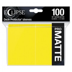 Lemon Yellow - Pro Matte Eclipse (Ultra Pro) - Standard Sleeves - 100ct